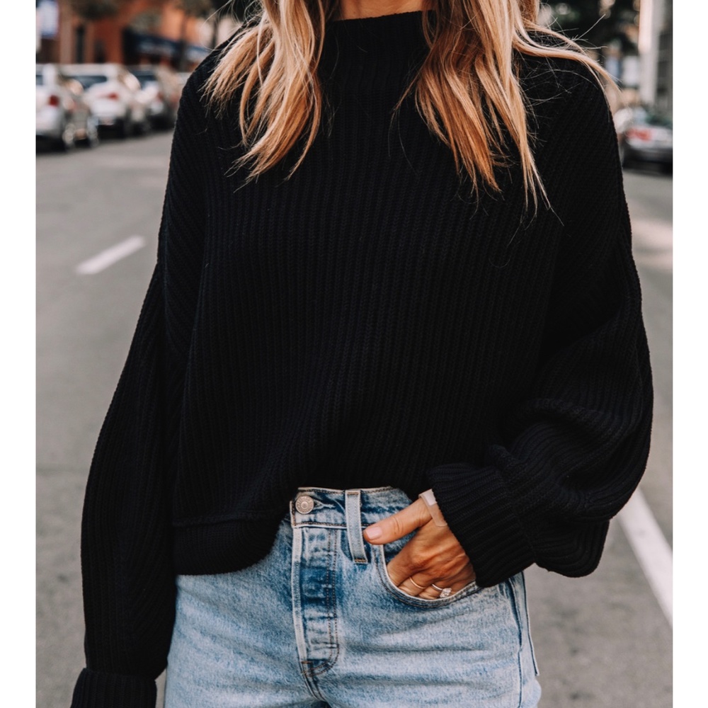 Free People Emmy Mock Neck sweater